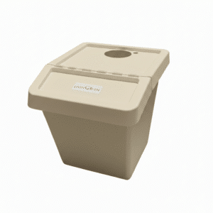 מכל צבע בז' | 60 ליטר, עם מצוף פיצוי, עם קידוח סטנדרטי