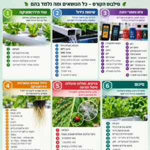 קורס הידרופוניקה אונליין