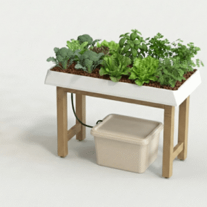 'יובל' - אדנית שולחנית הידרופונית מצע מנותק